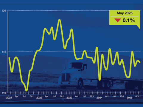 Truck Tonnage Declined 0.1% in May