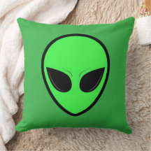 Alien Glow 20×20 Throw Pillow