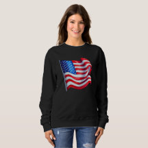 America USA Flag Women’s sweatshirt