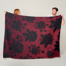 Black Paradise 60×80 Fleece Blanket