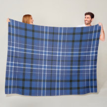 Blue Plaid 60×80 Fleece Blanket