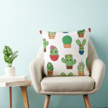 Cactus Krazy 20×20 Throw Pillow