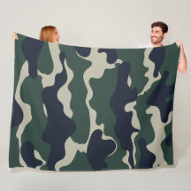 Camouflage 6 60×80 Fleece Blanket