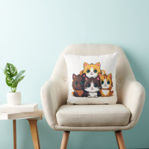 Cat Nip 16×16 Throw Pillow