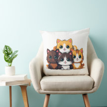 Cat Nip 20×20 Throw Pillow