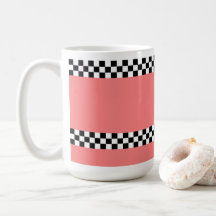 Checker   coffee mug 15oz