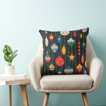 Christmas Night 20×20 Throw Pillow
