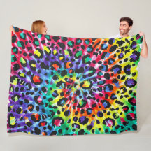 Cosmic Rainbow 60×80 Fleece Blanket