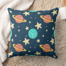 Cosmos 2 20×20 throw pillow