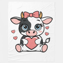 Cuddle Cow 60×80 Fleece Blanket