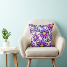 Floralness 16×16 throw pillow