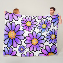 Floralness 60×80 Fleece Blanket