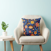 Flourish & Glow 16×16 Throw Pillow