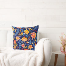 Flourish & Glow 20×20 Throw Pillow