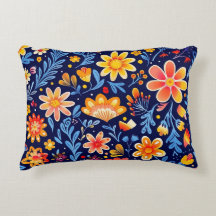 Flourish & Glow Accent Pillow
