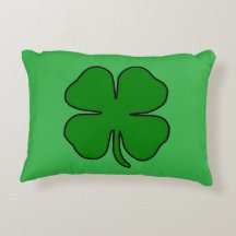 Four Leaf Love Accent Pillow