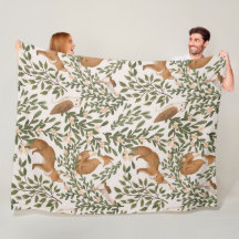 Fox Meadow 60×80 Fleece Blanket
