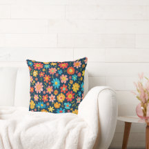 Fresh Blossom Energy 20×20 Throw Pillow