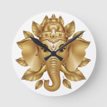 Ganesha 3 round clock