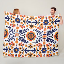 Garden-Inspired Delight 60×80 Fleece Blanket