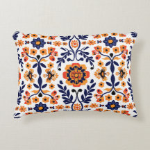 Garden-Inspired Delight Accent Pillow