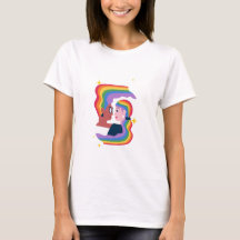 Girl On Girl white womens T-Shirt