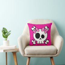 Her Head 16×16 Throw Pillow