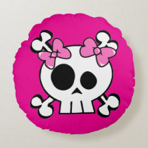 Her Head Round Pillow