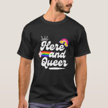 Here And Queer blk mens T-Shirt