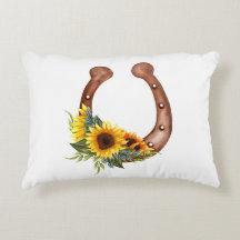 Horse Shu Accent Pillow
