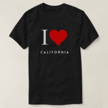 I Heart California blk Mens T-Shirt