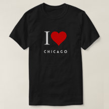 I Heart Chicago blk Mens T-Shirt