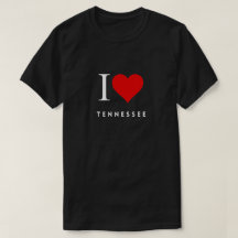 I Heart Tennessee blk Mens T-Shirt