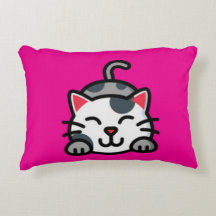 Kitty Accent Pillow