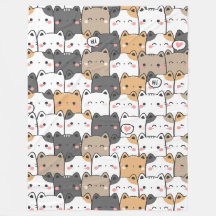 Kitty Power 60×80 Fleece Blanket