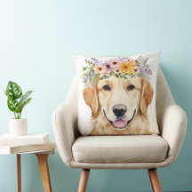 Labrador Princess 20×20 Throw Pillow