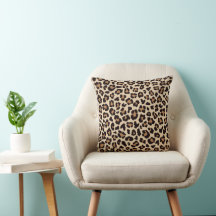 Leopard Love  16×16 Throw Pillow