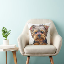 Lil Dog 16×16 Throw Pillow