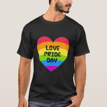 Love Pride Day blk mens T-Shirt