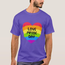 Love Pride Day purple mens T-Shirt