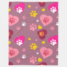 Luv Pawz 60×80 Fleece Blanket
