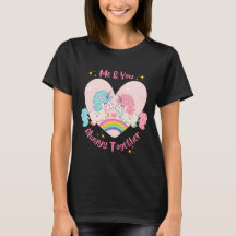 Me And You blk womens T-Shirt