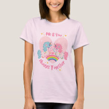 Me And You pink womens T-Shirt