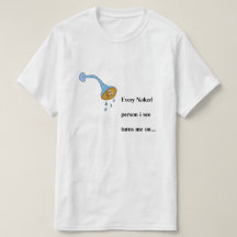 Naked Shower blk Mens T-Shirt