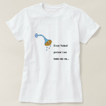 Naked Shower blk Women’s T-Shirt