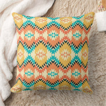 Native Print 20×20 Throw Pillow