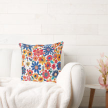Nature’s Blooming Touch 20×20 Throw Pillow