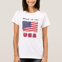 Patriot USA white womens T-Shirt