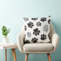 Pawed 20×20 Throw Pillow