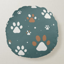 Pawz Round Pillow